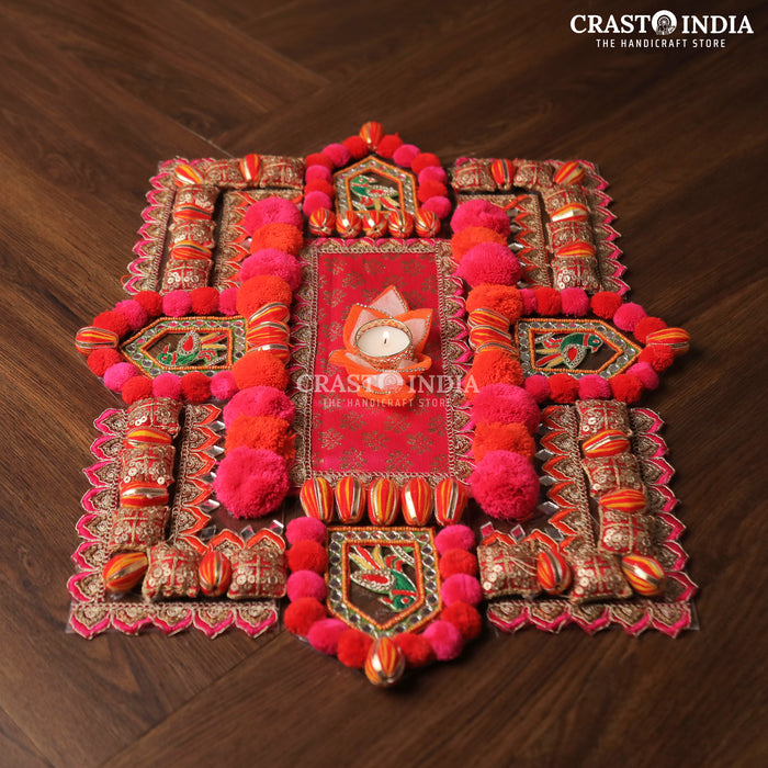 CRASTO INDIA HANDCRAFTED FESTIVE RANGOLI #91