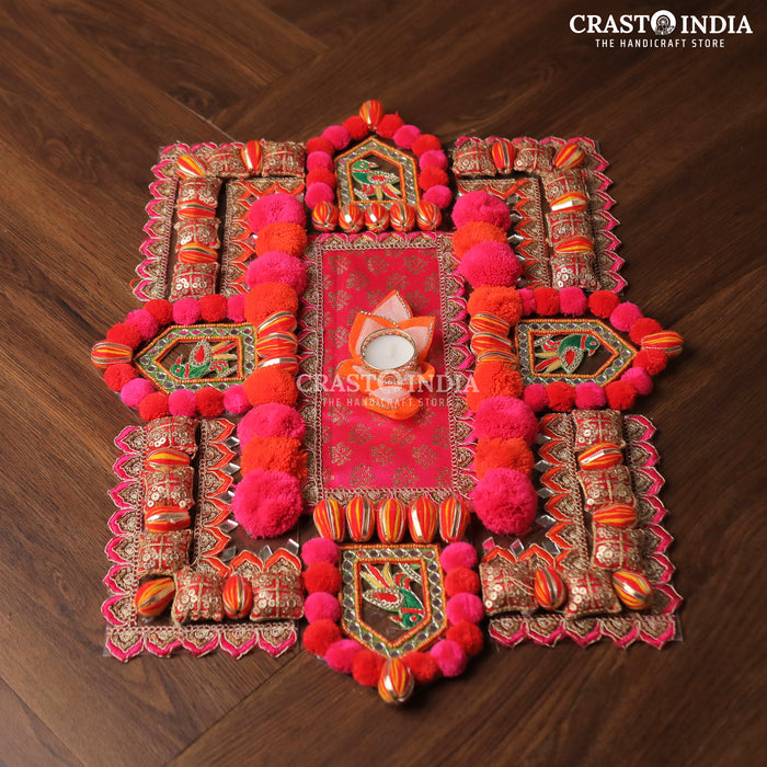 CRASTO INDIA HANDCRAFTED FESTIVE RANGOLI #91