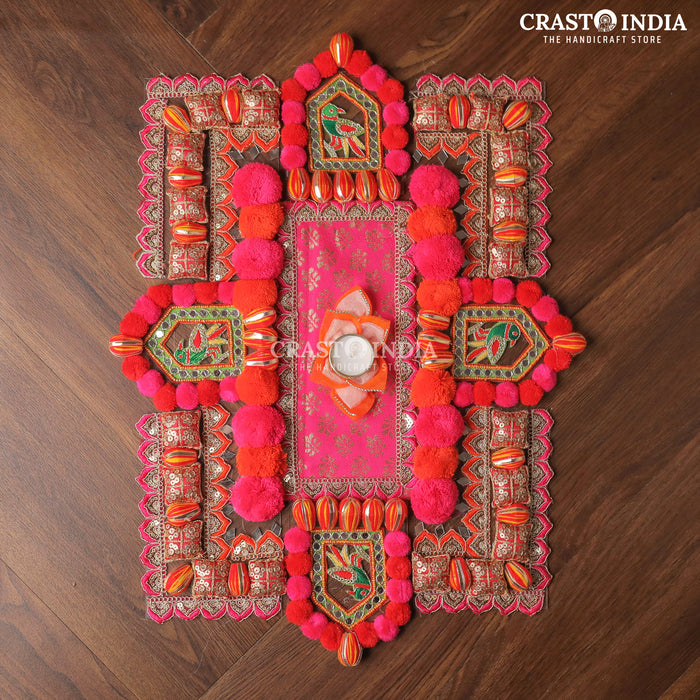CRASTO INDIA HANDCRAFTED FESTIVE RANGOLI #91