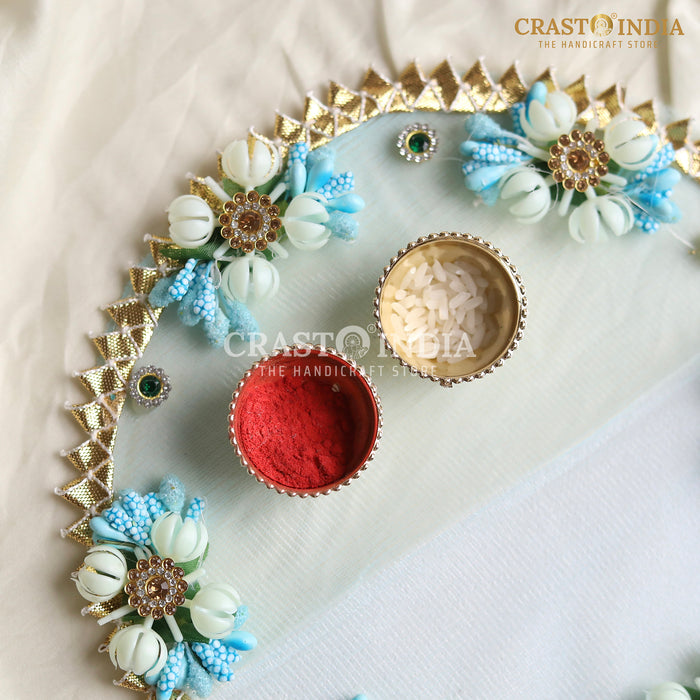 CRASTO INDIA HANDCRAFTED FESTIVE POOJA THALI #44