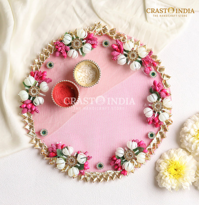 CRASTO INDIA HANDCRAFTED FESTIVE POOJA THALI #44
