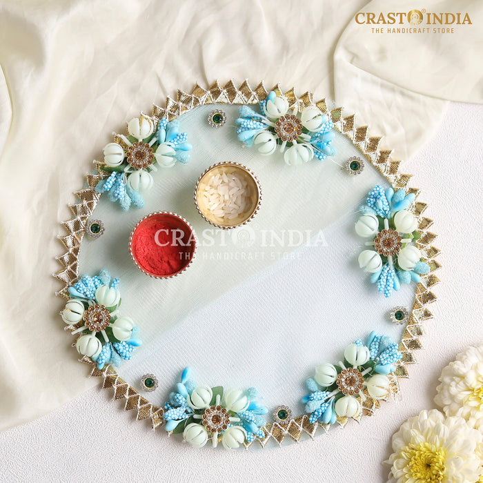 CRASTO INDIA HANDCRAFTED FESTIVE POOJA THALI #44