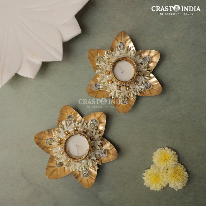 CRASTO INDIA HANDCRAFTED FESTIVE DIYA #91 (PAIR)