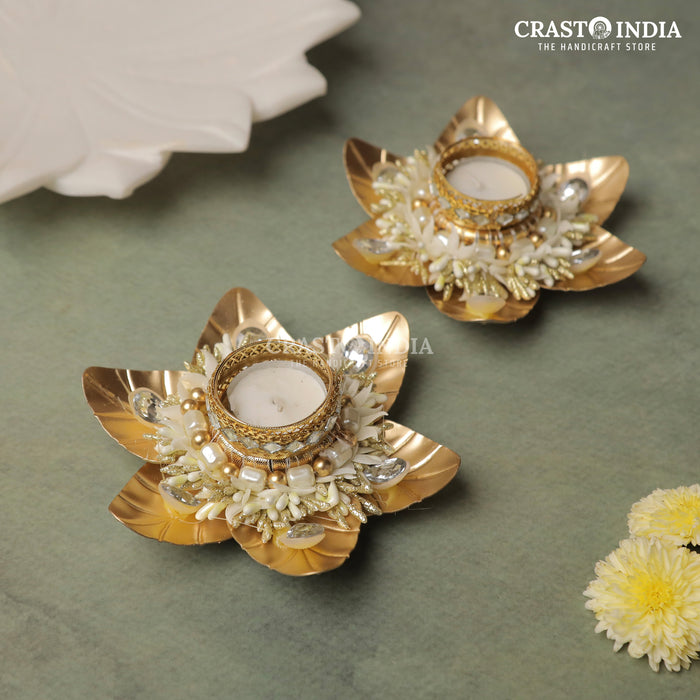 CRASTO INDIA HANDCRAFTED FESTIVE DIYA #91 (PAIR)