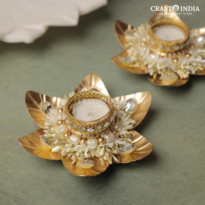 CRASTO INDIA HANDCRAFTED FESTIVE DIYA #91 (PAIR)
