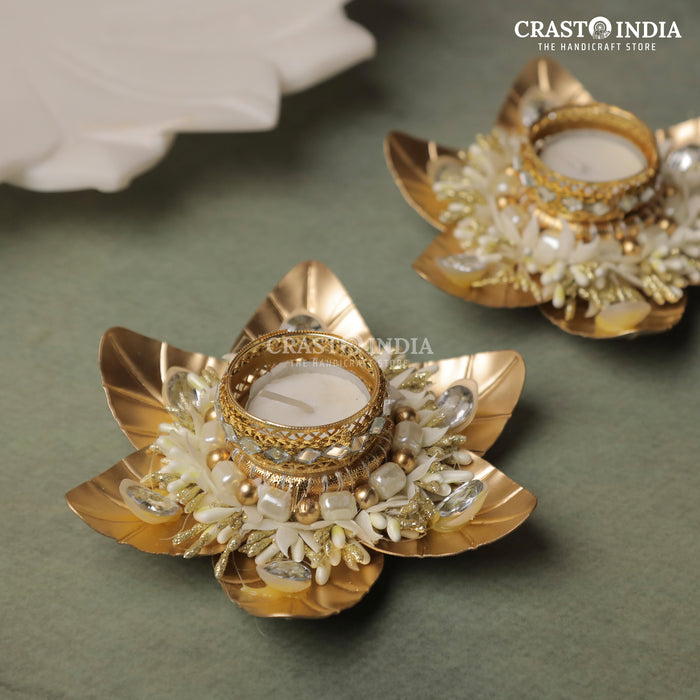CRASTO INDIA HANDCRAFTED FESTIVE DIYA #91 (PAIR)