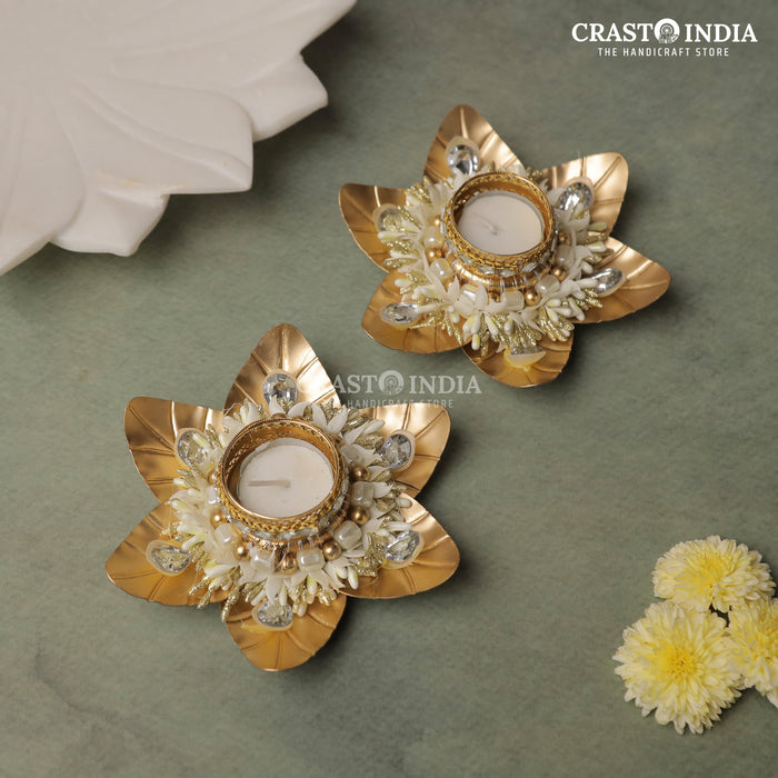 CRASTO INDIA HANDCRAFTED FESTIVE DIYA #91 (PAIR)
