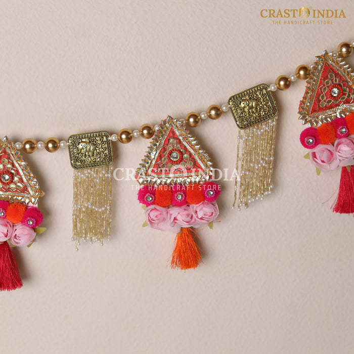 CRASTO INDIA HANDCRAFTED FESTIVE TORAN #214 (1 PC)