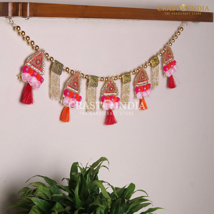 CRASTO INDIA HANDCRAFTED FESTIVE TORAN #214 (1 PC)