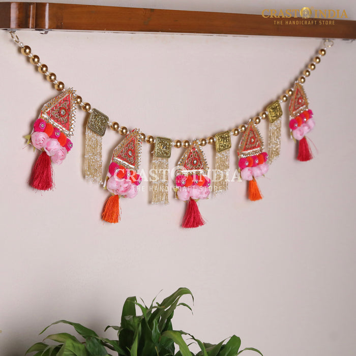 CRASTO INDIA HANDCRAFTED FESTIVE TORAN #214 (1 PC)
