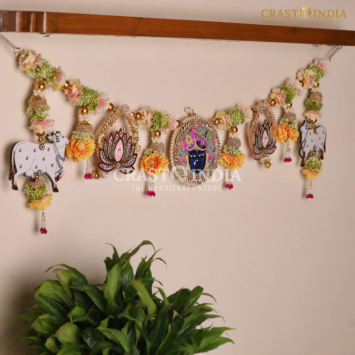 CRASTO INDIA HANDCRAFTED FESTIVE TORAN #216 (1 PC)