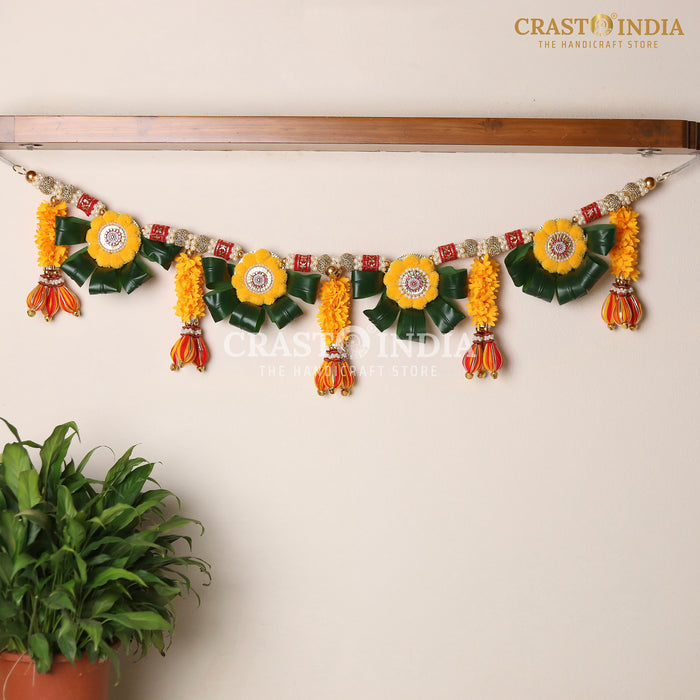 CRASTO INDIA HANDCRAFTED FESTIVE TORAN #220 (1 PC)
