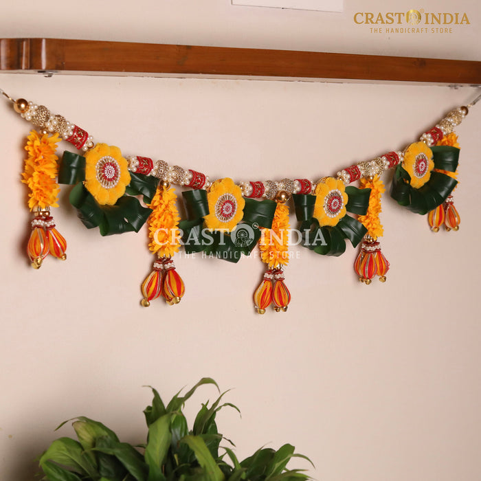 CRASTO INDIA HANDCRAFTED FESTIVE TORAN #220 (1 PC)