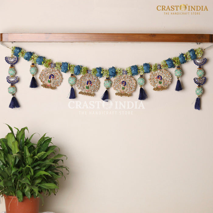 CRASTO INDIA HANDCRAFTED FESTIVE TORAN #221 (1 PC)