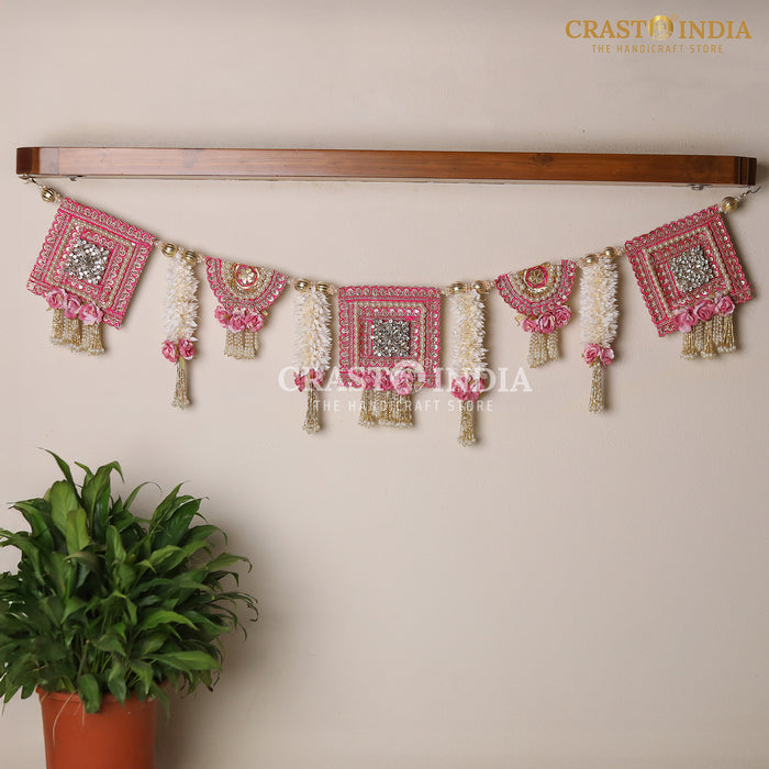 CRASTO INDIA HANDCRAFTED FESTIVE TORAN #223 (1 PC)