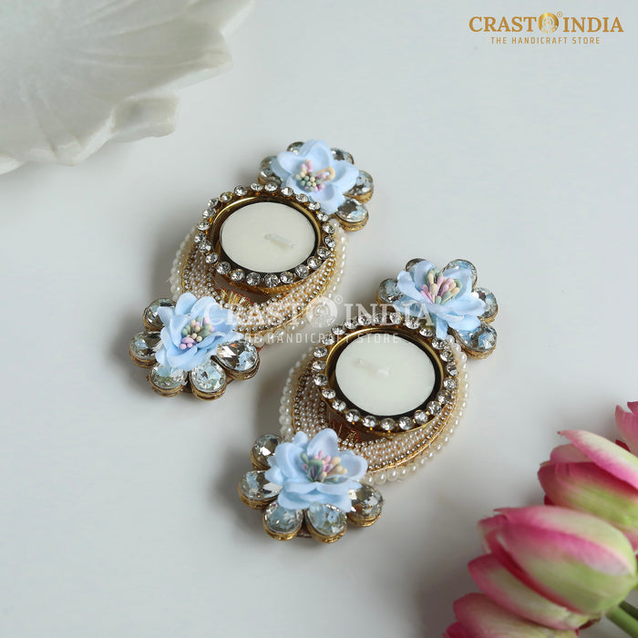CRASTO INDIA HANDCRAFTED FESTIVE DIYA #111 (PAIR)