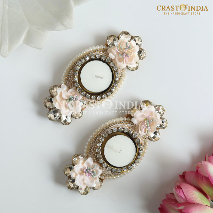 CRASTO INDIA HANDCRAFTED FESTIVE DIYA #111 (PAIR)