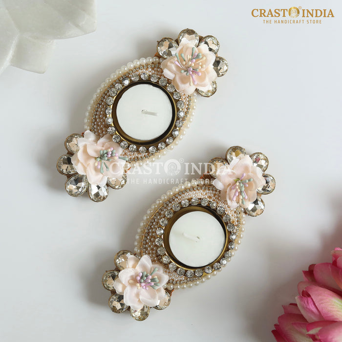CRASTO INDIA HANDCRAFTED FESTIVE DIYA #111 (PAIR)
