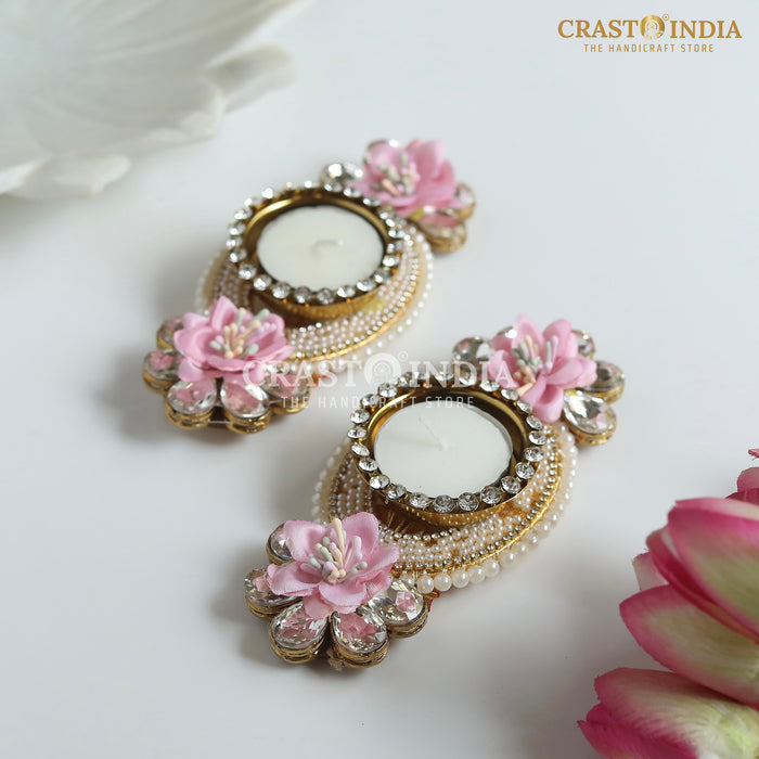 CRASTO INDIA HANDCRAFTED FESTIVE DIYA #111 (PAIR)