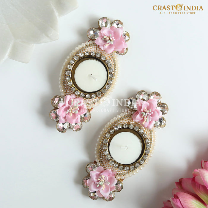 CRASTO INDIA HANDCRAFTED FESTIVE DIYA #111 (PAIR)