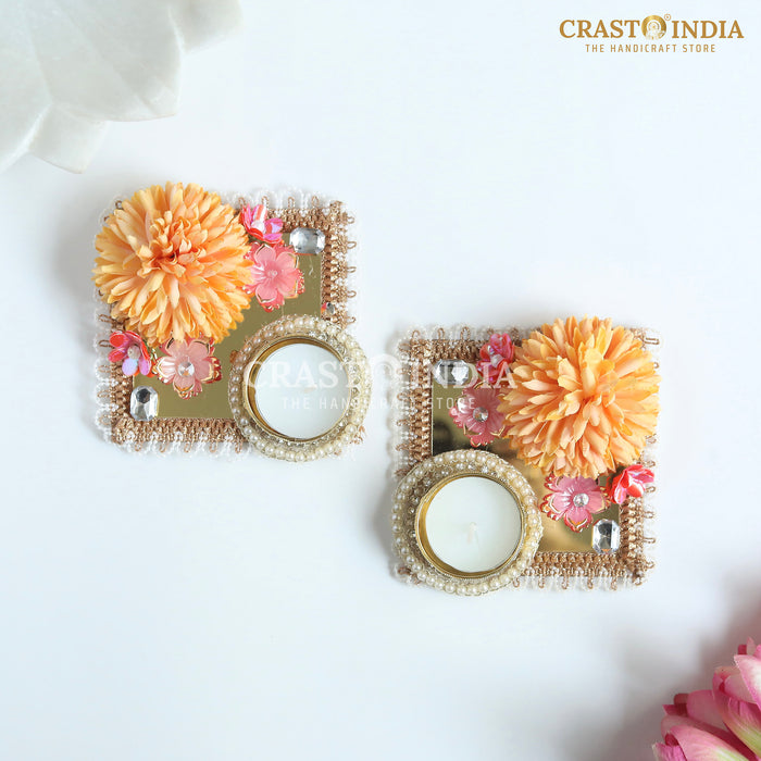 CRASTO INDIA HANDCRAFTED FESTIVE DIYA #120 (PAIR)