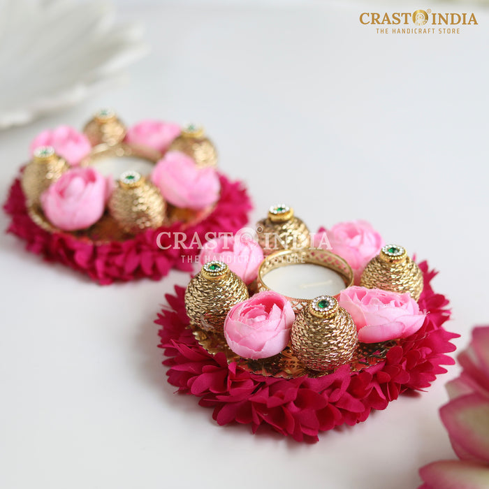 CRASTO INDIA HANDCRAFTED FESTIVE DIYA #116 (PAIR)