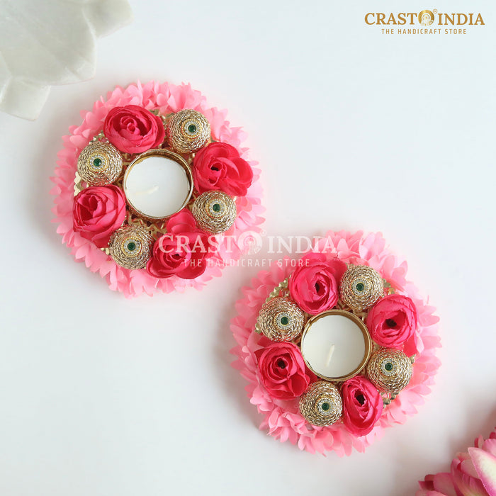 CRASTO INDIA HANDCRAFTED FESTIVE DIYA #116 (PAIR)