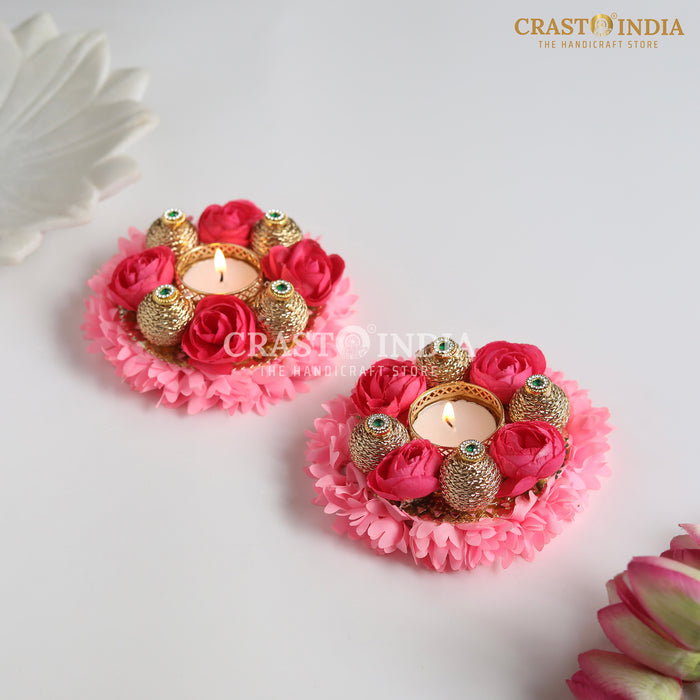 CRASTO INDIA HANDCRAFTED FESTIVE DIYA #116 (PAIR)