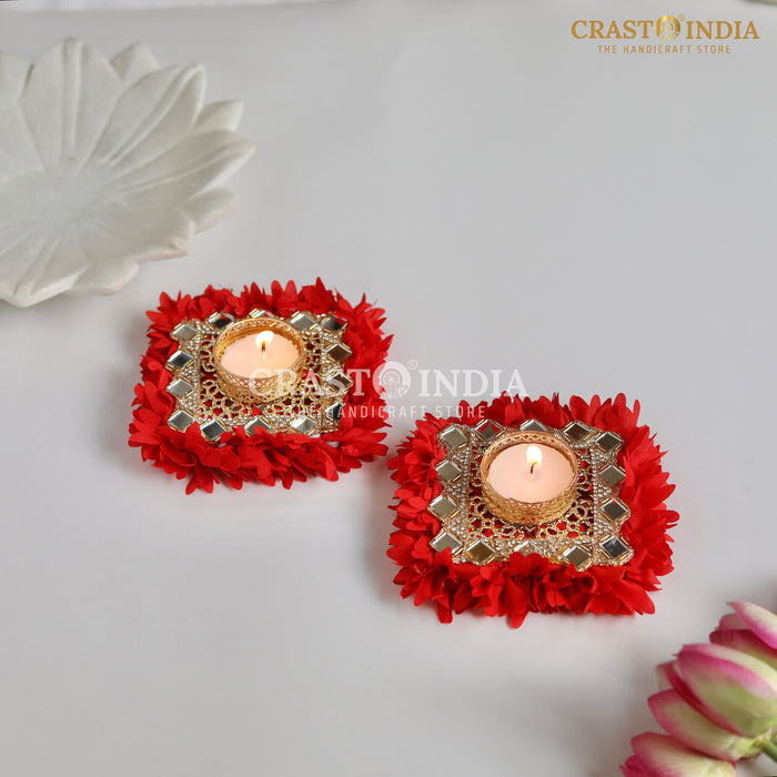 CRASTO INDIA HANDCRAFTED FESTIVE DIYA #119 (PAIR)