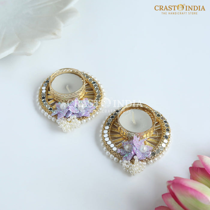 CRASTO INDIA HANDCRAFTED FESTIVE DIYA #121 (PACK OF 6 PCS)