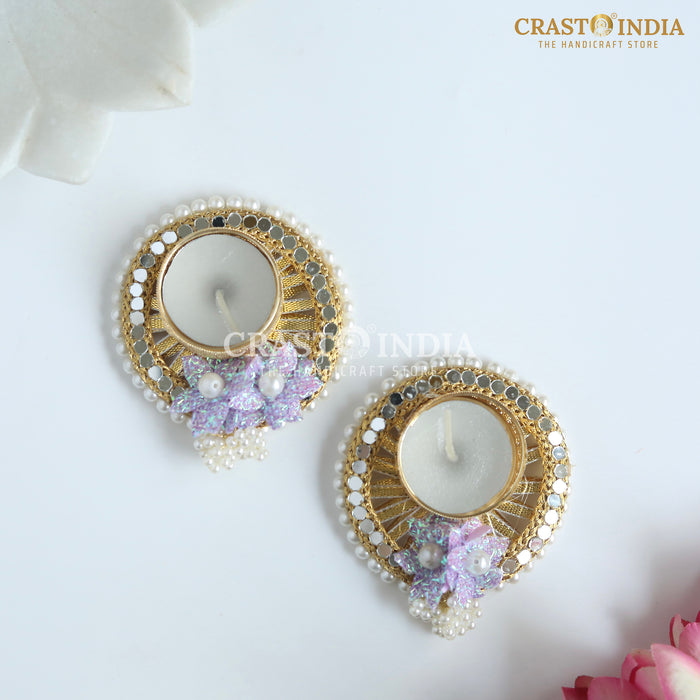 CRASTO INDIA HANDCRAFTED FESTIVE DIYA #121 (PACK OF 6 PCS)