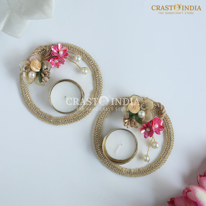 CRASTO INDIA HANDCRAFTED FESTIVE DIYA #114 (PAIR)
