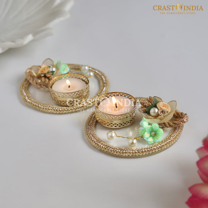 CRASTO INDIA HANDCRAFTED FESTIVE DIYA #114 (PAIR)