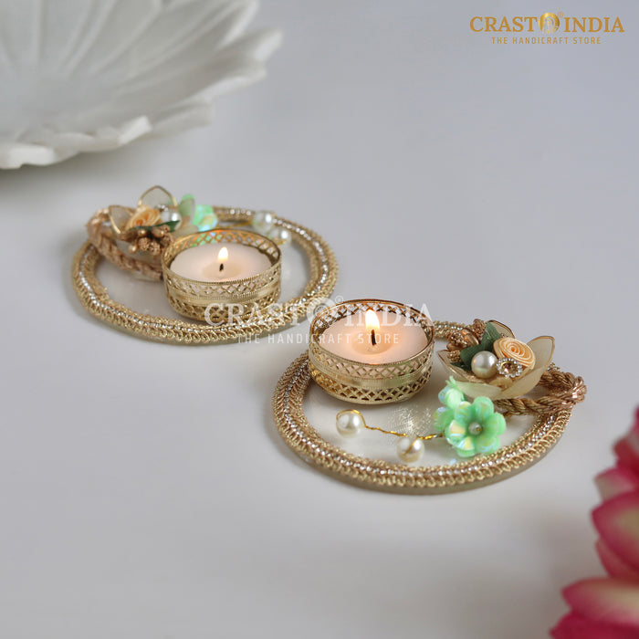 CRASTO INDIA HANDCRAFTED FESTIVE DIYA #114 (PAIR)