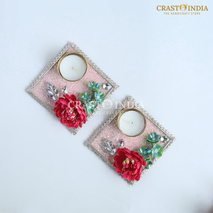 CRASTO INDIA HANDCRAFTED FESTIVE DIYA #117 (PAIR)