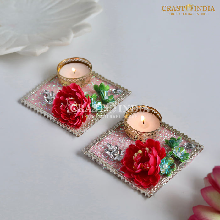 CRASTO INDIA HANDCRAFTED FESTIVE DIYA #117 (PAIR)