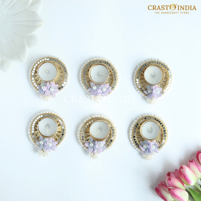 CRASTO INDIA HANDCRAFTED FESTIVE DIYA #121 (PACK OF 6 PCS)
