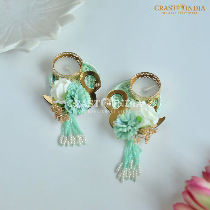 CRASTO INDIA HANDCRAFTED FESTIVE DIYA #115 (PAIR)