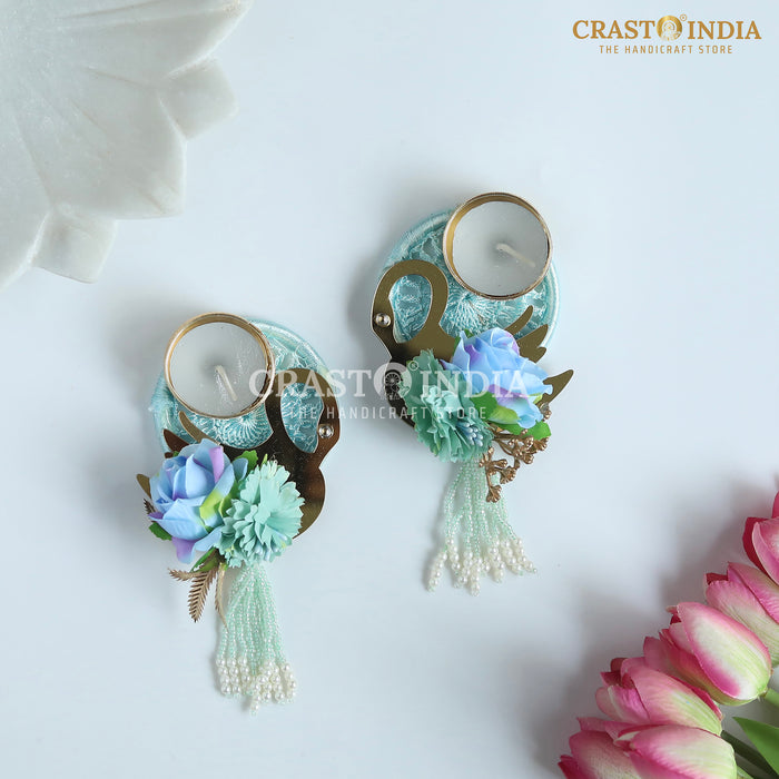 CRASTO INDIA HANDCRAFTED FESTIVE DIYA #115 (PAIR)