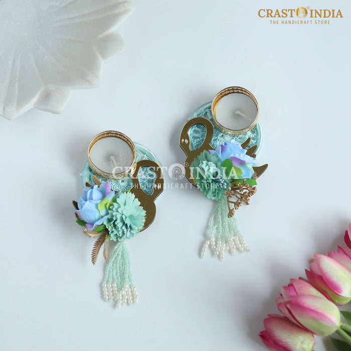 CRASTO INDIA HANDCRAFTED FESTIVE DIYA #115 (PAIR)
