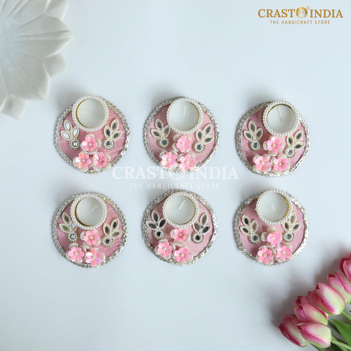 CRASTO INDIA HANDCRAFTED FESTIVE DIYA #122 (PAIR)