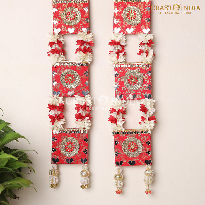 CRASTO INDIA HANDCRAFTED FESTIVE SIDE-HANGINGS #103