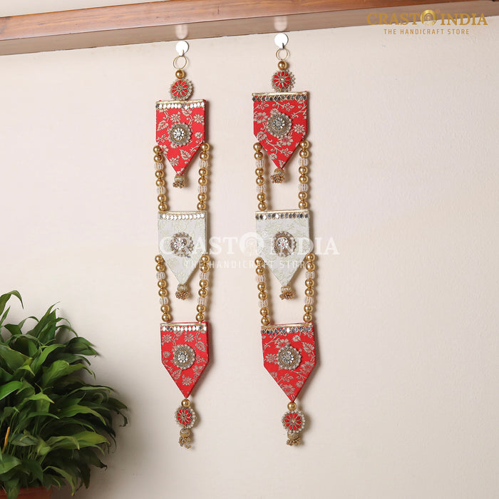 CRASTO INDIA HANDCRAFTED FESTIVE SIDE-HANGINGS #101