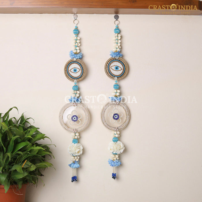 CRASTO INDIA HANDCRAFTED FESTIVE COMBO SET #2 (TORAN, SIDE HANGING AND SHUBH LABH)