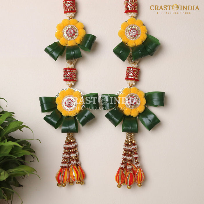 CRASTO INDIA HANDCRAFTED FESTIVE SIDE-HANGINGS #106