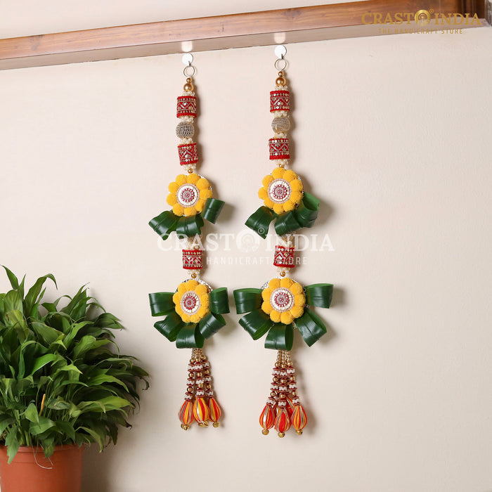 CRASTO INDIA HANDCRAFTED FESTIVE SIDE-HANGINGS #106