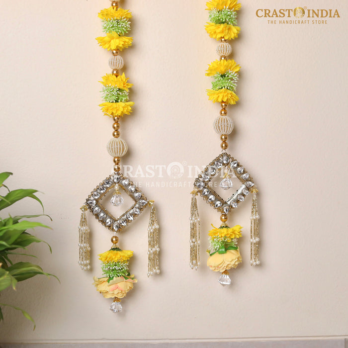 CRASTO INDIA HANDCRAFTED FESTIVE SIDE-HANGINGS #107
