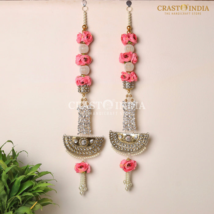 CRASTO INDIA HANDCRAFTED FESTIVE SIDE-HANGINGS #108