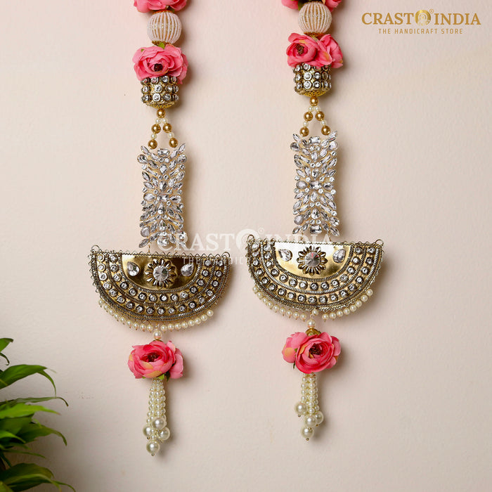 CRASTO INDIA HANDCRAFTED FESTIVE SIDE-HANGINGS #108