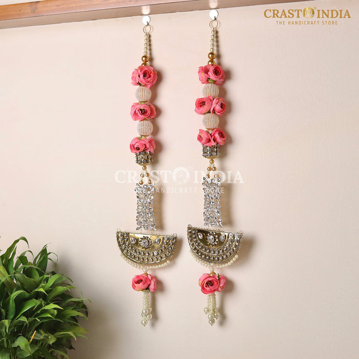 CRASTO INDIA HANDCRAFTED FESTIVE SIDE-HANGINGS #108